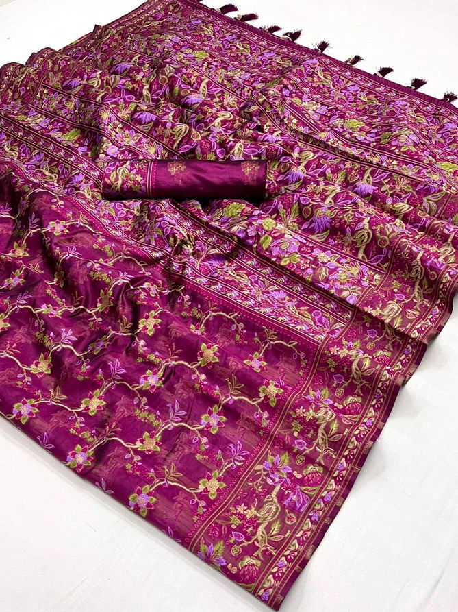 Kaarsi Silk By Rajtex Organza Parsi Handloom Weaving Saree Orders In India